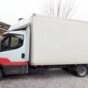 foto 3.5t s tupláky Iveco izotherm chladící skříň (vhodné na přestavbu)