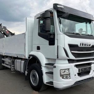 foto 6x4 Iveco valník 6m+HR 35tm jib naviják