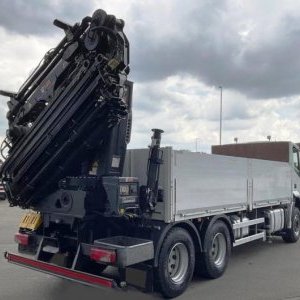 foto 6x4 Iveco valník 6m+HR 35tm jib naviják