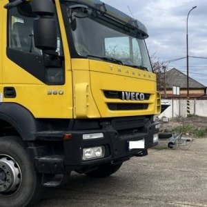 foto 6x4 Iveco 6.2m+HR rotátor vidle dálkáč retarder automat