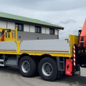 foto 6x4 Iveco 6.2m+HR rotátor vidle dálkáč retarder automat