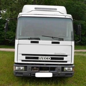 foto 7.5t Iveco 6.5m spaní nové pneu+alu bočnice valník Eurocargo ML75.E14