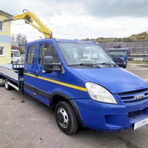 foto 3.5t/5t Iveco 7míst +HR naviják valník tupláky tažné 50C18 Daily 3.D 16V