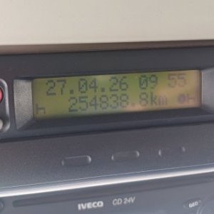 foto 6x2 Iveco 6m +HR 12m radio Atlas-Terex valník s jeřábem