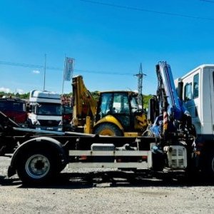 foto 10t Eur4 Iveco kontejner+ jeřáb PM